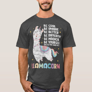 Llama Unicorn är en Llamacorn Distress T Shirt