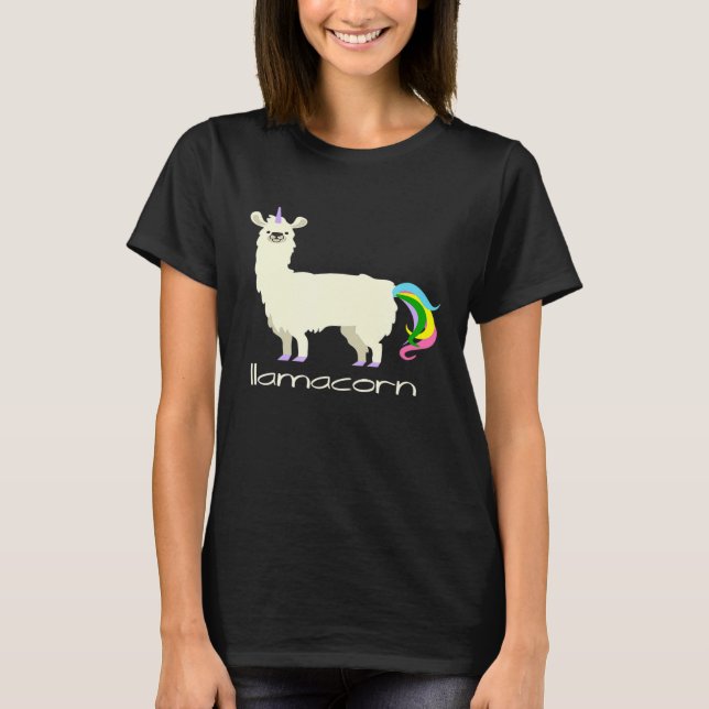 Llama Unicorn av LLAMACORN Tee (Framsida)