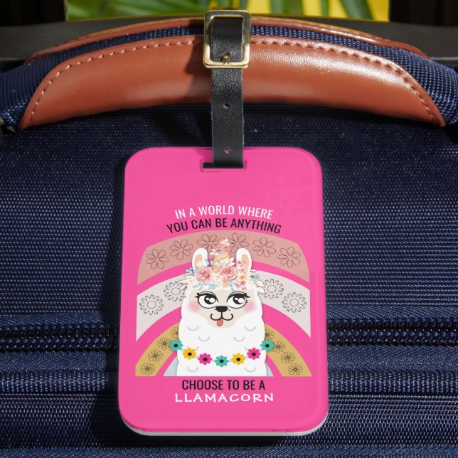 Llama | Välj att vara språngbräda Bagagebricka (Framsida Insitu 2)