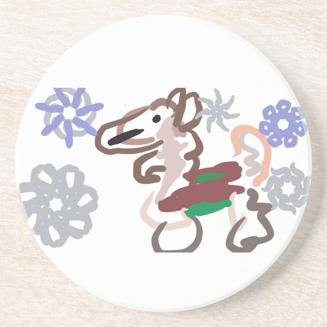 Llama winter fun underlägg (Framsidan)