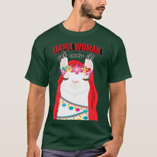 Llama Woman T Shirt