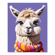 Llama Wrapped in Warmth: Scarf Edition