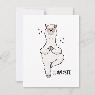 Llama Yoga-dos med lamasta