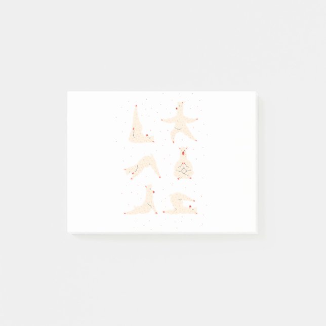 Llama Yoga Post-it Block (Framsida)