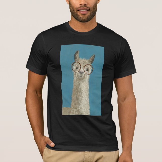 Llamaarter - runda eglass t shirt (Framsida)