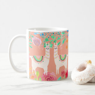 Llamablommigt Kaffemugg