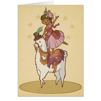 Llamacirkusen Hälsningskort