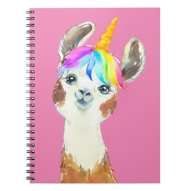 Llamacorn Anteckningsbok (Framsidan)