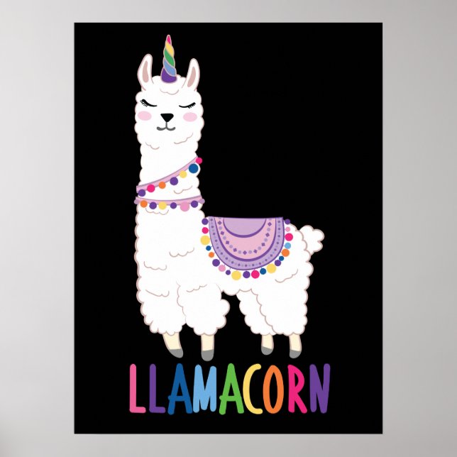 Llamacorn - Llamacorn - Llama - Llama Poster (Framsidan)