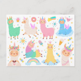 LlamaCorns Vykort
