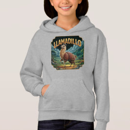 Llamadillo Illustration Combo Creature Funny T Shirt