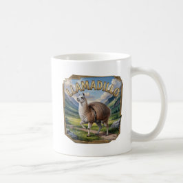 Llamadillo Photographic Combo Creature Funny Kaffemugg