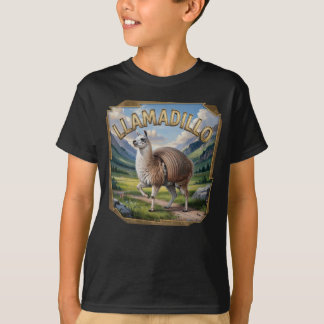Llamadillo Photographic Combo Creature Funny T Shirt
