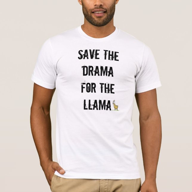 Llamadrama T Shirt (Framsida)