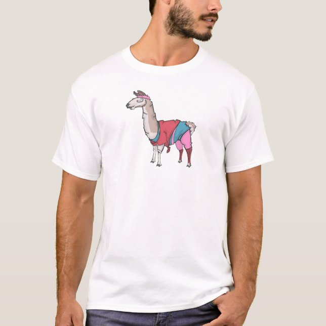 Llamaen är en dansare someday. t shirt (Framsida)