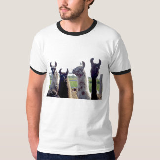 Llamaen heads T-skjortan Tee Shirt