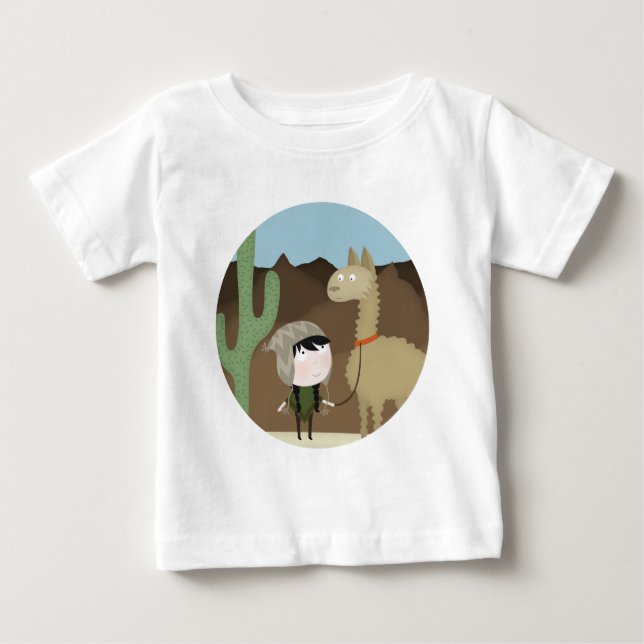 Llamafotgängare Tee (Framsida)