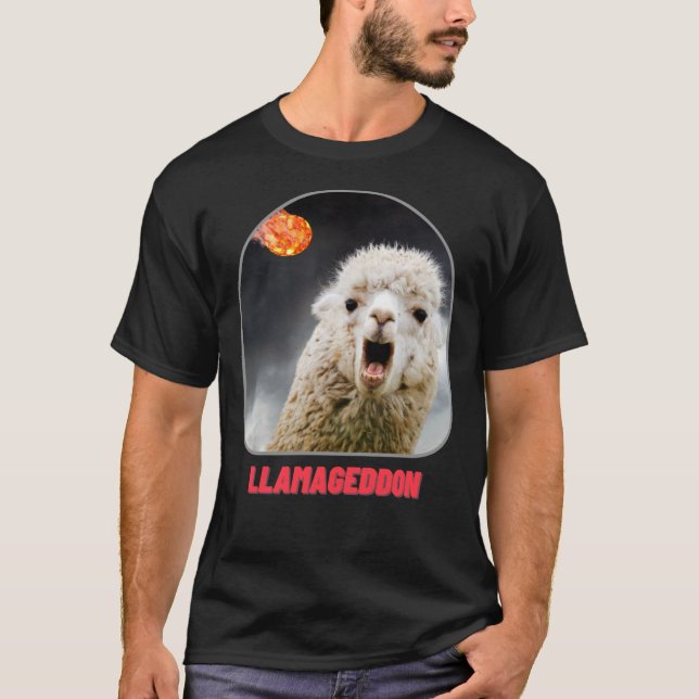 Llamageddon Classic T-Shirt (Framsida)