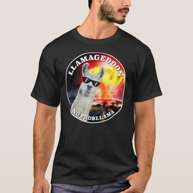 llamageddon - no probllama Classic T-Shirt (Framsida)