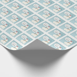 Llamajul som slår in papper presentpapper