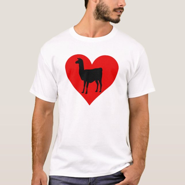 Llamakärlek Tee Shirt (Framsida)