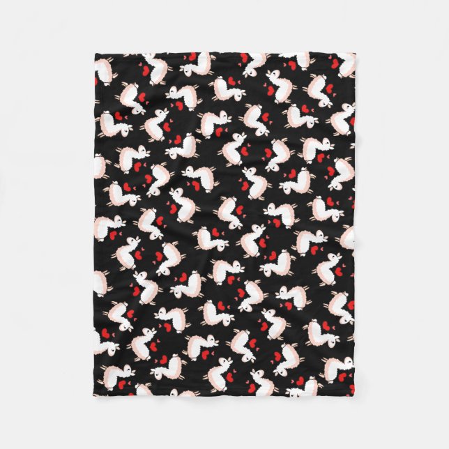 Llamanoja Fleecefilt (Framsidan)