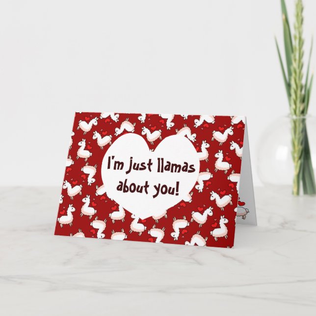 Llamanoja Helgkort (Framsida)