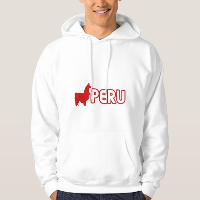 LlamaPeru jacka Hoodie (Framsida)