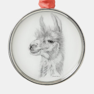 Llamaprydnad Julgransprydnad Metall