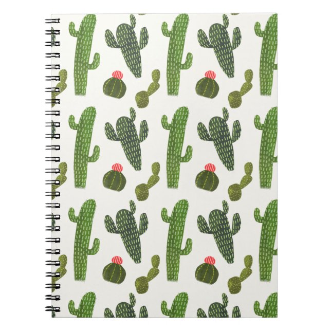 Llamarama Collection | Cute Cactus Anteckningsbok (Framsidan)