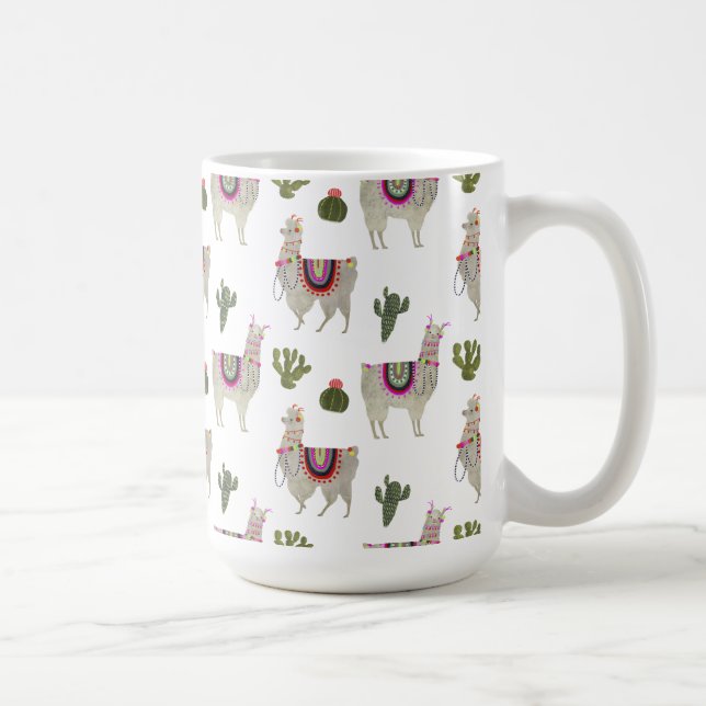 Llamarama Collection | Cute Lllamas Kaffemugg (Höger)