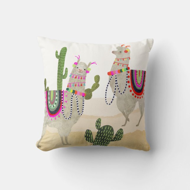 Llamarama Collection | Cute Lllamas Kudde (Framsida)