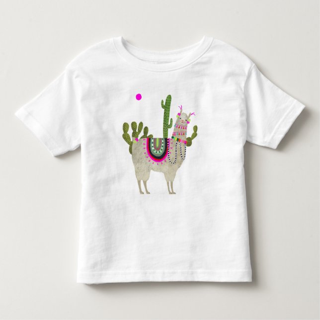 Llamarama Collection | Cute Lllamas T Shirt (Framsida)
