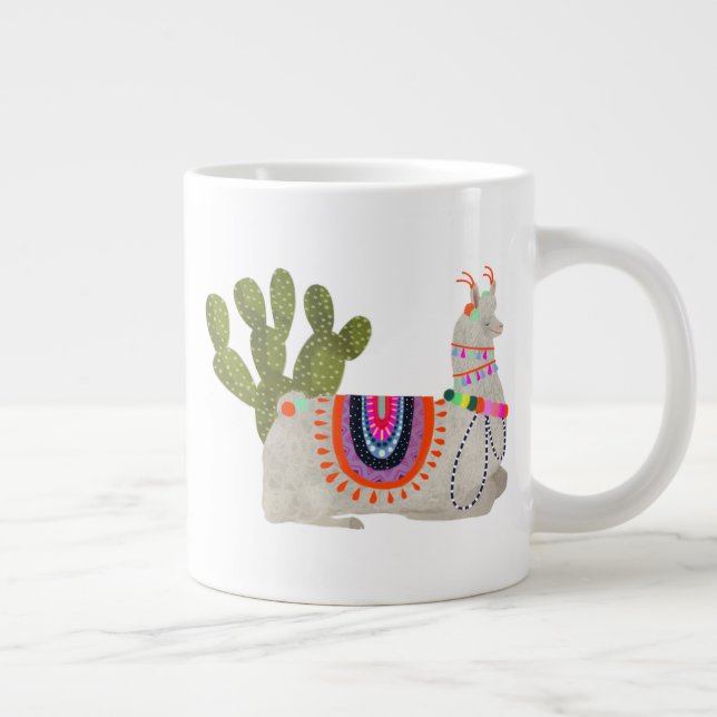 Llamarama Collection | Llamas Jumbo Mugg (Höger)