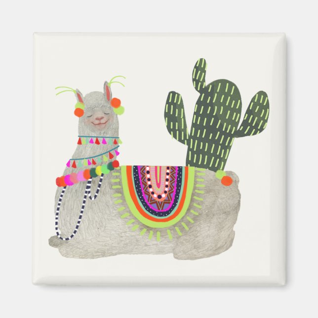 Llamarama Collection | Llamas Magnet (Framsidan)