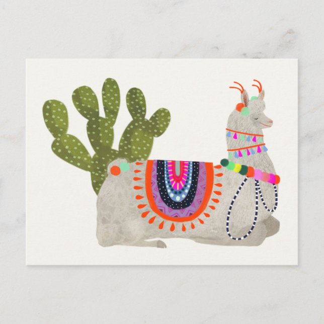 Llamarama Collection | Llamas Vykort (Framsida)