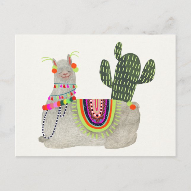 Llamarama Collection | Llamas Vykort (Framsida)