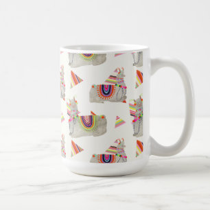Llamarama Collection Mönster II Kaffemugg