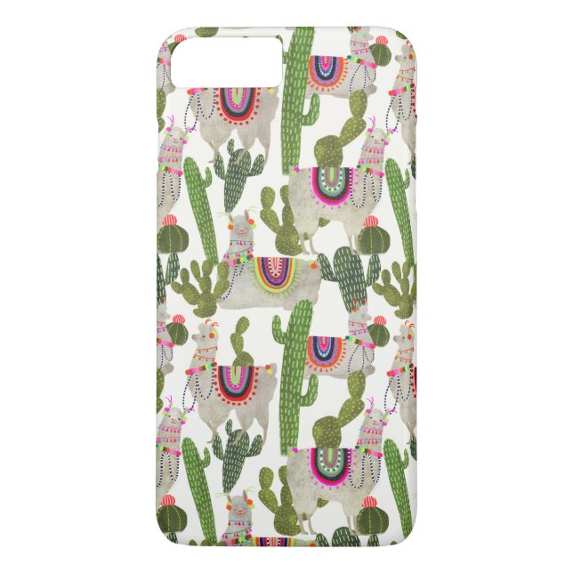 Llamarama Kollektionsmönster Case-Mate iPhone Skal (Baksida)