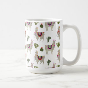Llamarama-samling Cute Lllamas Kaffemugg