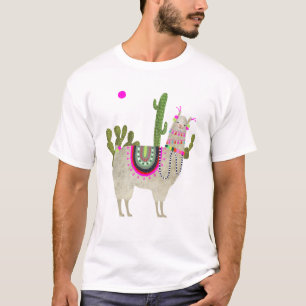 Llamarama-samling Cute Lllamas T Shirt