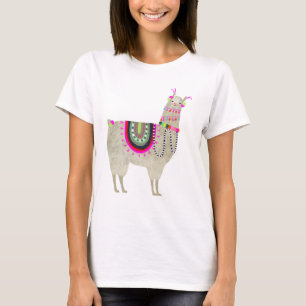 Llamarama-samling Cute Lllamas T Shirt