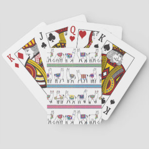 Llamarandmönster Casinokort