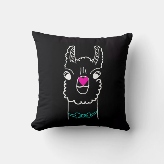 Llamas älskar kudder kudde (Framsida)