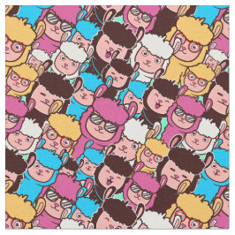 Llamas Fabric Tyg