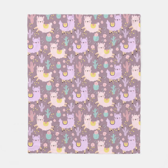 Llamas Fleece Blanket (Framsidan)