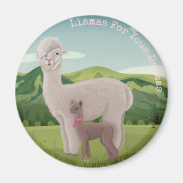 Llamas för dina dramatiker magnet