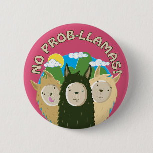 Llamas har inga Prob-Llamas Knapp