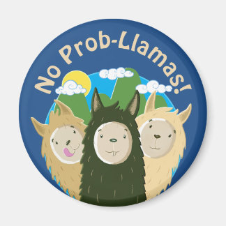 Llamas har inga prob-Llamas Magnet
