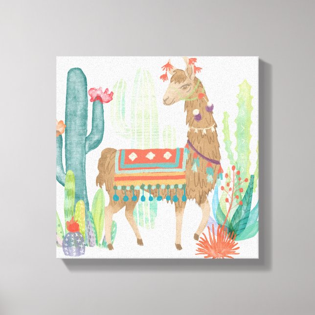 Llamas III Canvastryck (Framsida)